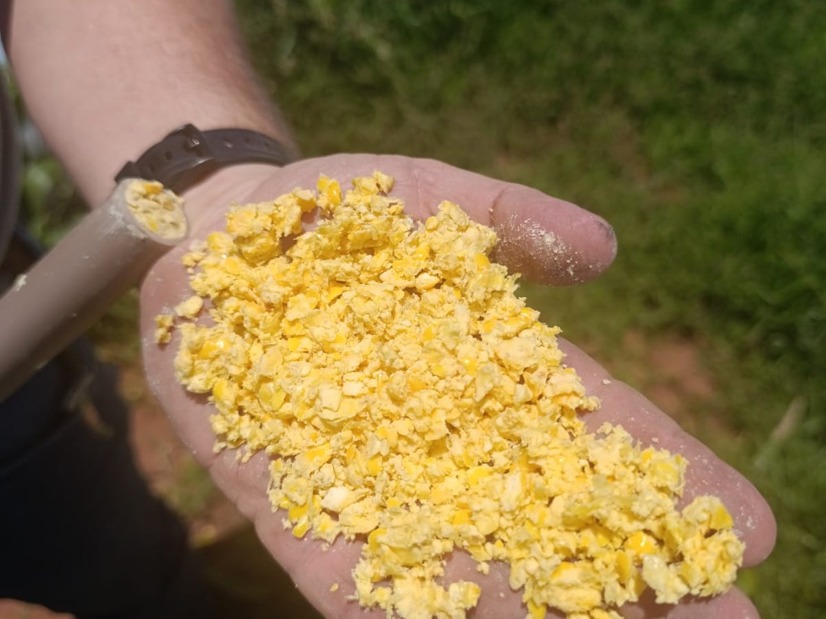 Avaliação de granulometria para regulagem de máquina