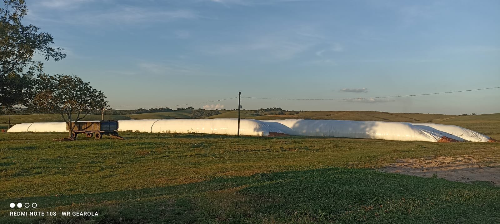 Armazenamento em silo trincheira