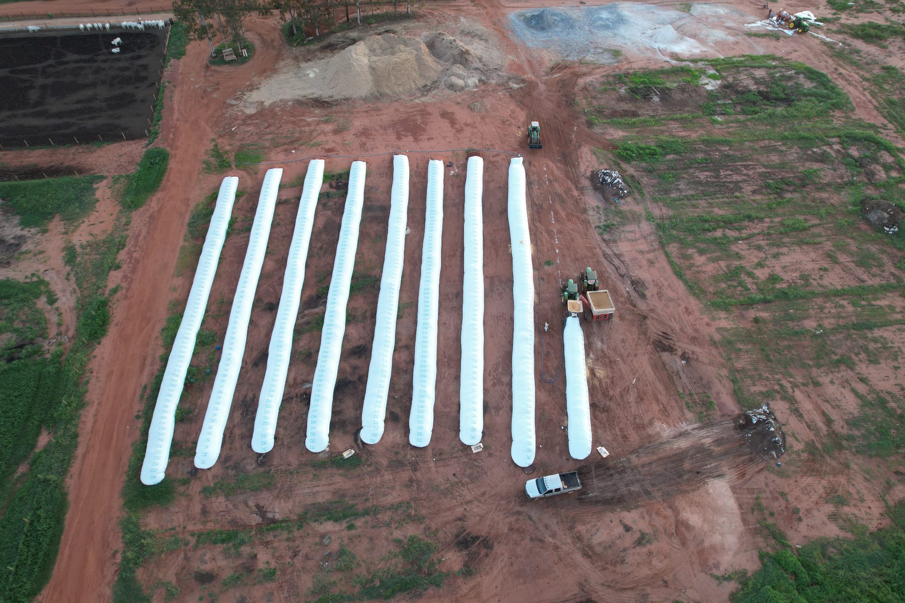 Treinamento técnico de operação de grãos